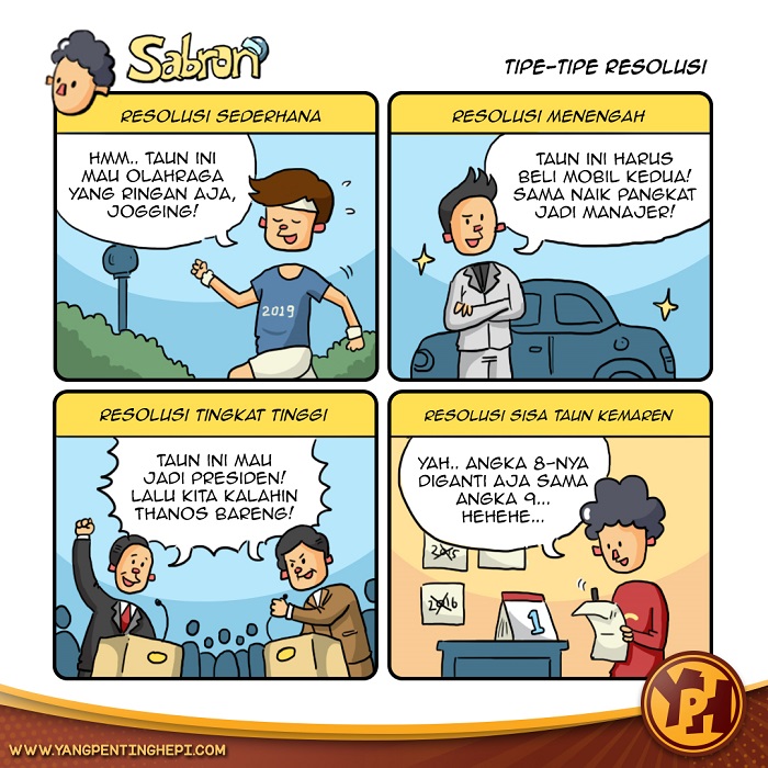 Tipe-tipe Resolusi, Komik